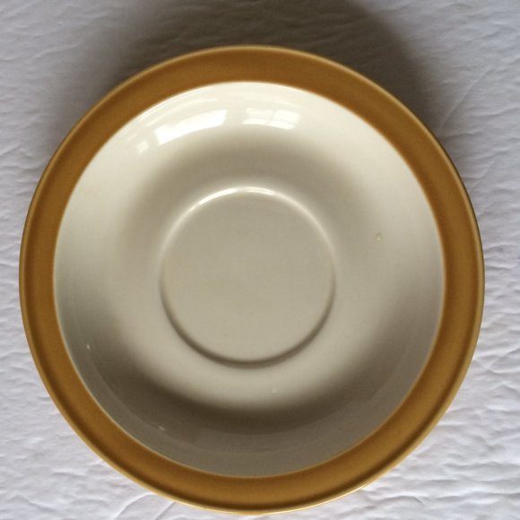 Tim Hortons Coffee Mug Saucer Set Brown Ivory Always Fresh Bilingual Collectible - Picture 8 of 10